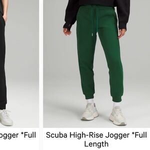lululemon athletica Scuba High-Rise Joggers in Forest Green